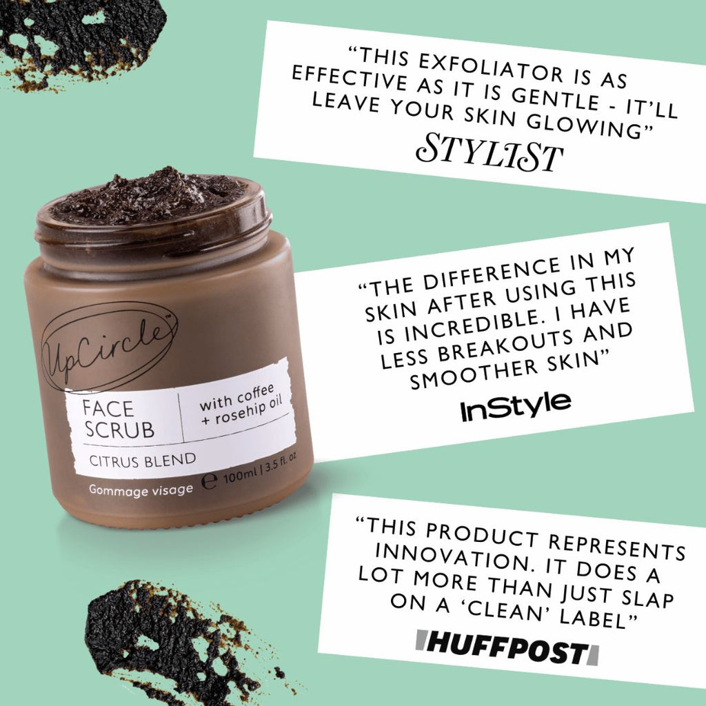 Natural Face Scrub – Citrus Blend for Dry Skin